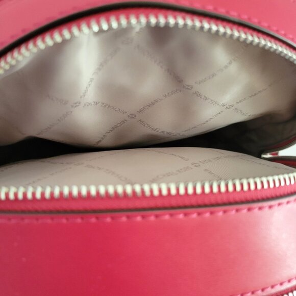 Michael Kors Jaycee Medium Zip Pocket Backpack MK Dark Raspberry Multi Ombre - Picture 8 of 8